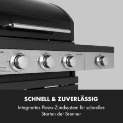 Valdosta 3.1 Gasgrill 3 X 2,8 KW + 2,5 KW Brenner Edelstahl Mobil -Warmekuche Pro Geschaft 10040704 de 0007 logo