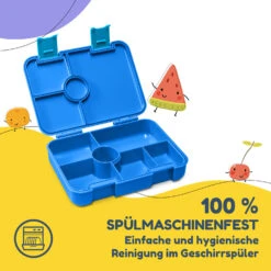 Schmatzfatz By Lite Lunchbox 6 Fächer 20,8x4,5x15 Cm BPA-frei Tritan -Warmekuche Pro Geschaft 10040714 de 0005 logo