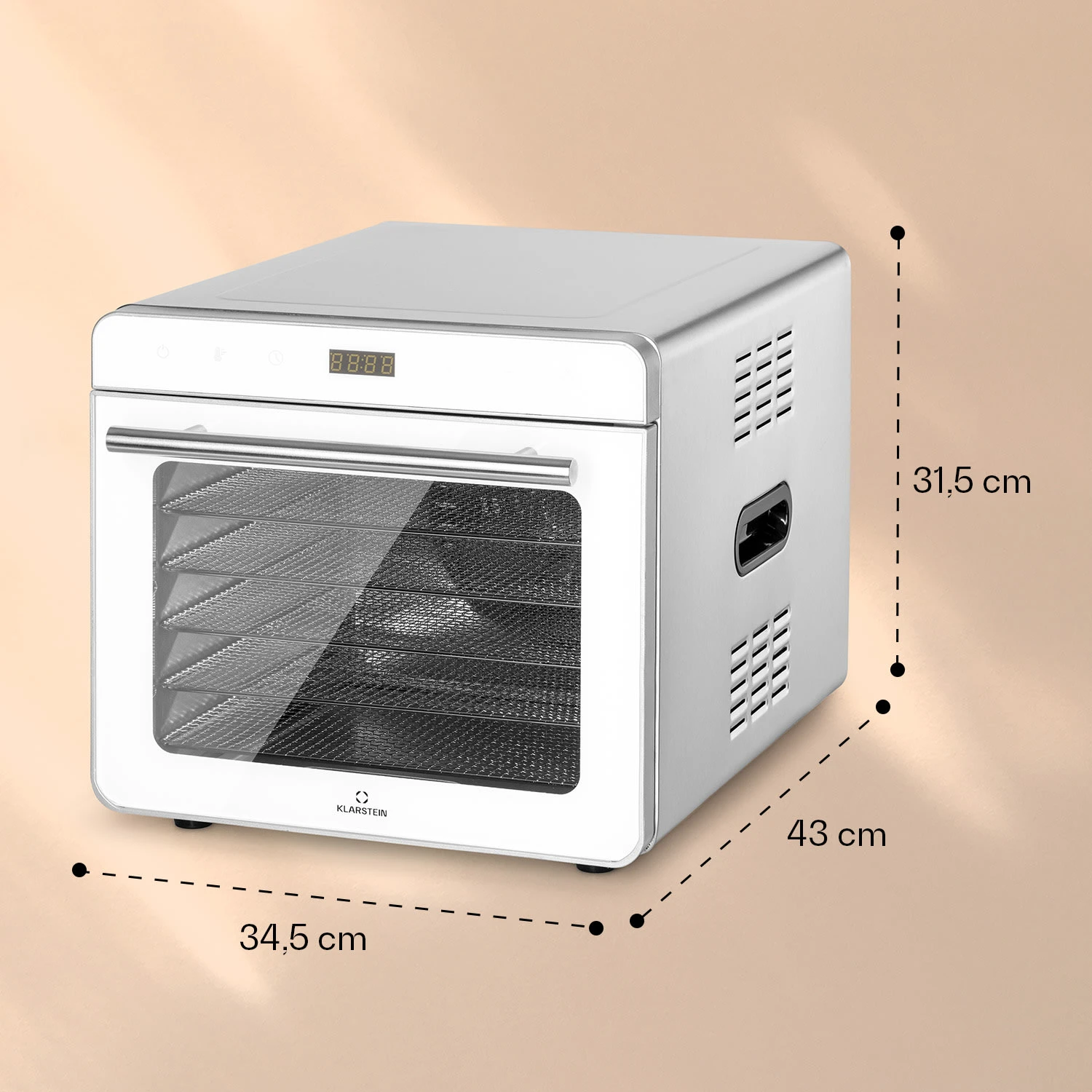 Shaftesbury Dörrautomat 700W Timer-Funktion 35-85°C Digitales Touch-Display 7 Shaftesbury Dörrautomat 700W Timer-Funktion 35-85°C Digitales Touch-Display – Bild 7