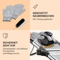 Mandoline Küchenhobel Gourmet Edelstahl 1 Bis 9 Mm Julienne-Schneider -Warmekuche Pro Geschaft 10040835 de 0004 logo