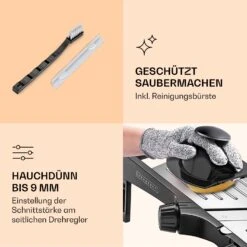 Mandoline Küchenhobel Inkl. Wellenschnitt Edelstahl 1 Bis 9 Mm Julienne-Schneider -Warmekuche Pro Geschaft 10040836 de 0004 logo