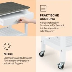 Tennessee Servierwagen Küchenwagen 4 Etagen Holz Granit Mobil 10 Tennessee Servierwagen Küchenwagen 4 Etagen Holz Granit Mobil -Warmekuche Pro Geschaft 10041120 de 0005 logo