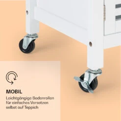 Louisiana Servierwagen Küchenwagen 5 Etagen Holz Handtuchhalter Mobil -Warmekuche Pro Geschaft 10041122 de 0007 logo