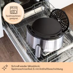 Klarstein Crisp-Pro 4,3L Air Fry Stainless Steel 9 Klarstein Crisp-Pro 4,3L Air Fry Stainless Steel -Warmekuche Pro Geschaft 10041145 de 0004 logo
