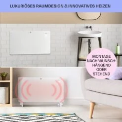 Bansin Crystal Smart Konvektions-Heizgerät 1500W 5 - 50 °C App-Steuerung -Warmekuche Pro Geschaft 10041210 de 0007 usp