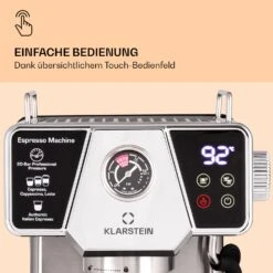 Libeica Espressomaschine 19 Bar Ca. 10 Tassen 1,8 Liter Milchschaum -Warmekuche Pro Geschaft 10041253 de 0003 logo