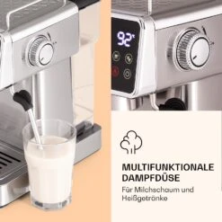 Libeica Espressomaschine 19 Bar Ca. 10 Tassen 1,8 Liter Milchschaum -Warmekuche Pro Geschaft 10041253 de 0004 logo