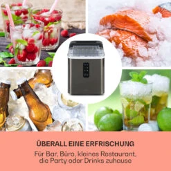Albaron Supreme Eiswürfelmaschine Bullet 12kg/24h 1,5 Ltr Edelstahl -Warmekuche Pro Geschaft 10041360 de 0003 logo