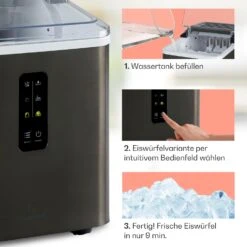 Albaron Supreme Eiswürfelmaschine Bullet 12kg/24h 1,5 Ltr Edelstahl -Warmekuche Pro Geschaft 10041360 de 0004 logo