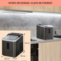 Albaron Supreme Eiswürfelmaschine Bullet 12kg/24h 1,5 Ltr Edelstahl -Warmekuche Pro Geschaft 10041360 de 0006 logo