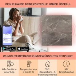 Wonderwall Santorini Smart Infrarot-Heizung 60x60cm 500W Timer IP24 9 Wonderwall Santorini Smart Infrarot-Heizung 60x60cm 500W Timer IP24 -Warmekuche Pro Geschaft 10041817 de 0003 usp