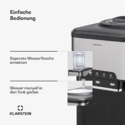 Aqueous Eiswürfelmaschine 3-in-1: Eiswürfel, Wasserspender: Heiß & Kalt 20 Kg/24h -Warmekuche Pro Geschaft 10041845 de 0003 usp