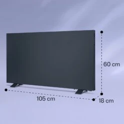 Taal Smart Hybrid-Infrarot-Heizung 105x56cm 750W Wochentimer IP24 15 Taal Smart Hybrid-Infrarot-Heizung 105x56cm 750W Wochentimer IP24 -Warmekuche Pro Geschaft 10041870 yy 0008 dimensions