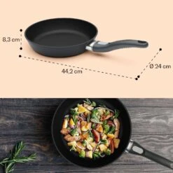 Noto Endurance Bratpfanne Ø24 Cm Geschmiedetes Aluminium Abnehmbarer Griff 17 Noto Endurance Bratpfanne Ø24 Cm Geschmiedetes Aluminium Abnehmbarer Griff -Warmekuche Pro Geschaft 10045002 yy 0009 dimensions