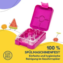Klarstein Schmatzfatz Easy Snackbox 4 Fächer 18 X 15 X 5 Cm (BxHxT) -Warmekuche Pro Geschaft 10045068 de 0005 usp