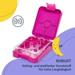 Klarstein Schmatzfatz Easy Snackbox 4 Fächer 18 X 15 X 5 Cm (BxHxT) -Warmekuche Pro Geschaft 10045068 de 0006 usp