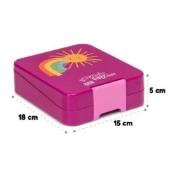 Klarstein Schmatzfatz Easy Snackbox 4 Fächer 18 X 15 X 5 Cm (BxHxT) -Warmekuche Pro Geschaft 10045068 yy 0011 dimensions