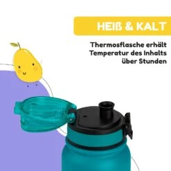 Wakaba Thermosflasche 550 Ml Edelstahl Tritan BPA-frei -Warmekuche Pro Geschaft 10045263 de 0005 usp