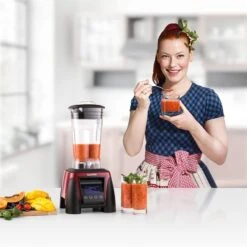 Herakles 8G Standmixer Rot Mit Cover 1800W 2,4 PS 2 Liter BPA-frei -Warmekuche Pro Geschaft 60001596 yy 0003 titel enie Klarstein Herakles 8G Standmixer