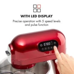 Curve Plus Küchenmaschinen-Set | 5l | 4-in-1 Fleischwolf | Rot -Warmekuche Pro Geschaft 60002329 yy 0005 logo Klarstein Curve Plus Kuechenmaschinen Set rot