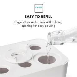 GrowIt Cuisine Starter Kit Salad 12 Pflanzen 25W LED 2Ltr Salad-Seeds Nährlösung -Warmekuche Pro Geschaft 60002417 yy 0007 logo Klarstein GrowIt Cuisine Smart Indoor Garden