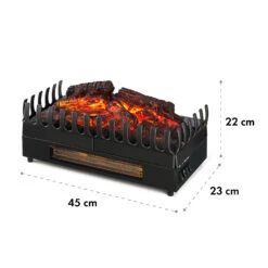 Lausanne Frame Kamingehäuse + Kamini FX Kamineinsatz 2000W MDF Klassisches Design -Warmekuche Pro Geschaft 60002701 yy 0010 logo Klarstein Lausanne Frame Gehaeuse Kamini FX